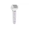 Epilator Panasonic ES-EY30A — 60 tweezers, 3 speeds, Wet & Dry, battery-powered, white/purple