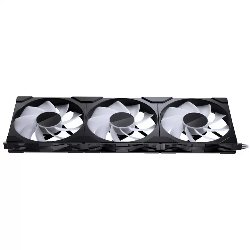 PHANTEKS NV-Series NV9 MK2 PC-Enclosure, EATX, DRGB, Tempered Glass - black & M25 Gen2 PWM D-RGB Fan 3er-Pack - Reverse Blade, 140mm, black + DRG