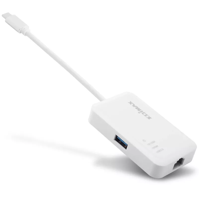 Edimax EU-4308 laptop dock/port replicator USB 3.2 Gen 1 (3.1 Gen 1) Type-C White