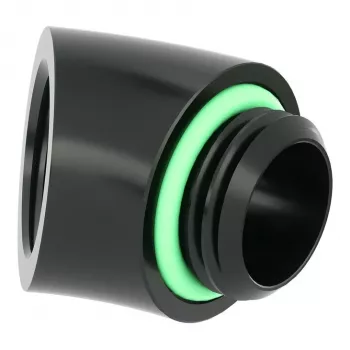 Barrow 45° Adapter G1/4 Male to G1/4 Female, Black TDWT45-V2 B