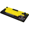 Wireless mechanical gaming keyboard LORGAR KBP7075W — Black/Yellow, EN layout
