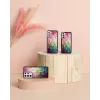 Smartphone case iKins for Samsung Galaxy S21+ — water flower design, black