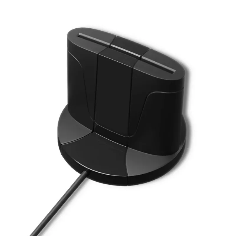 Smart Card Reader Qoltec 50632 USB 2.0 Black 1m Cable