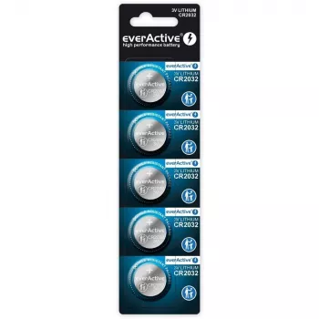 Lithium batteries everActive CR2032 - blister 5 pcs