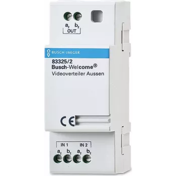 Video distributor Busch-Jaeger 2CKA008300A0043, dimensions 36×65×90 mm
