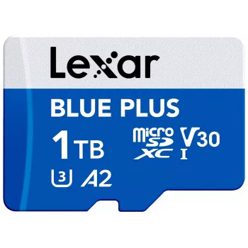 Memory card microSD card 1TB C10 A2 U3 V30 170MB/s Blue Plus
