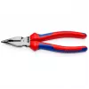 08 22 185, needle nose pliers, 1.3 cm, 61 HRC, blue, red, 55 mm, 185 mm
