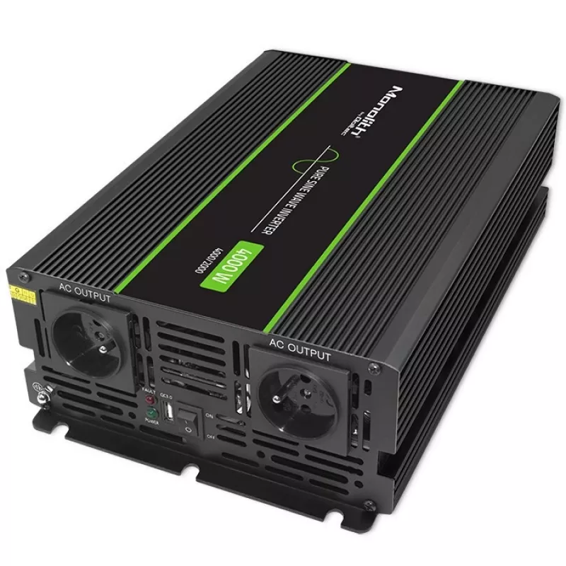 Qoltec Monolith power adapter/inverter Auto 4000 W Black
