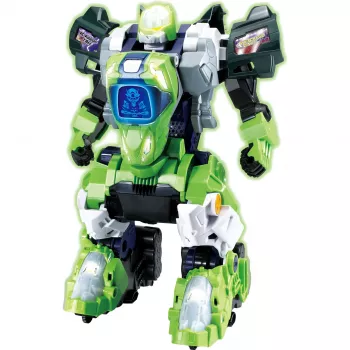 Remote-control dinosaur toy VTech Switch & Go Dinos T-Rex, transforms between dino and vehicle, for kids