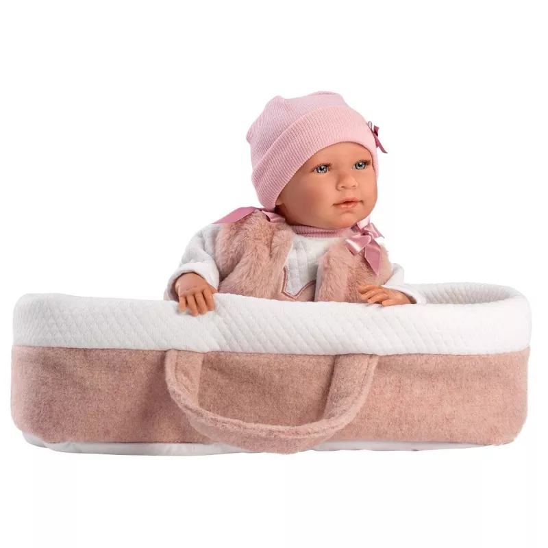 Doll Llorens Mimi Rosa 42 cm — Llorens 74012, vinyl and textile, jointed limbs