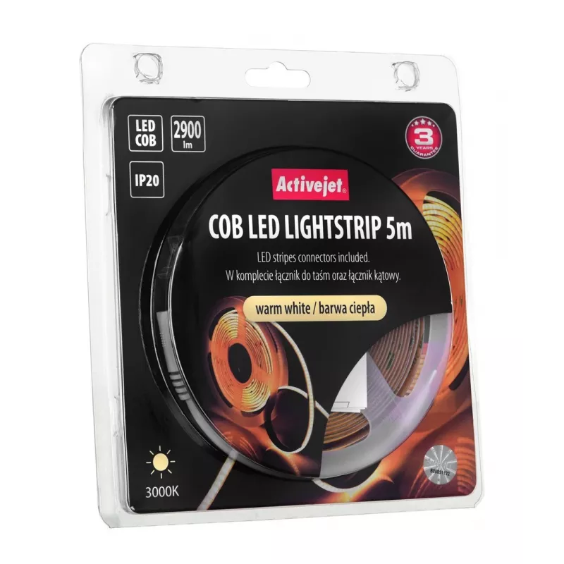 Activejet AJE-COB 5m ciep strip light Universal strip light Indoor