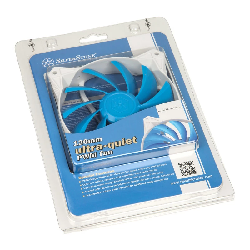 SilverStone SST-FQ122 120mm Case Fan - White