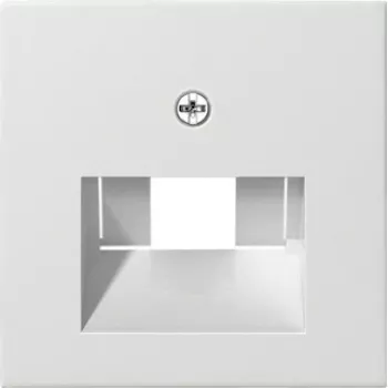 Wall plate / switch cover Gira 027003, white, conventional design, 1-piece