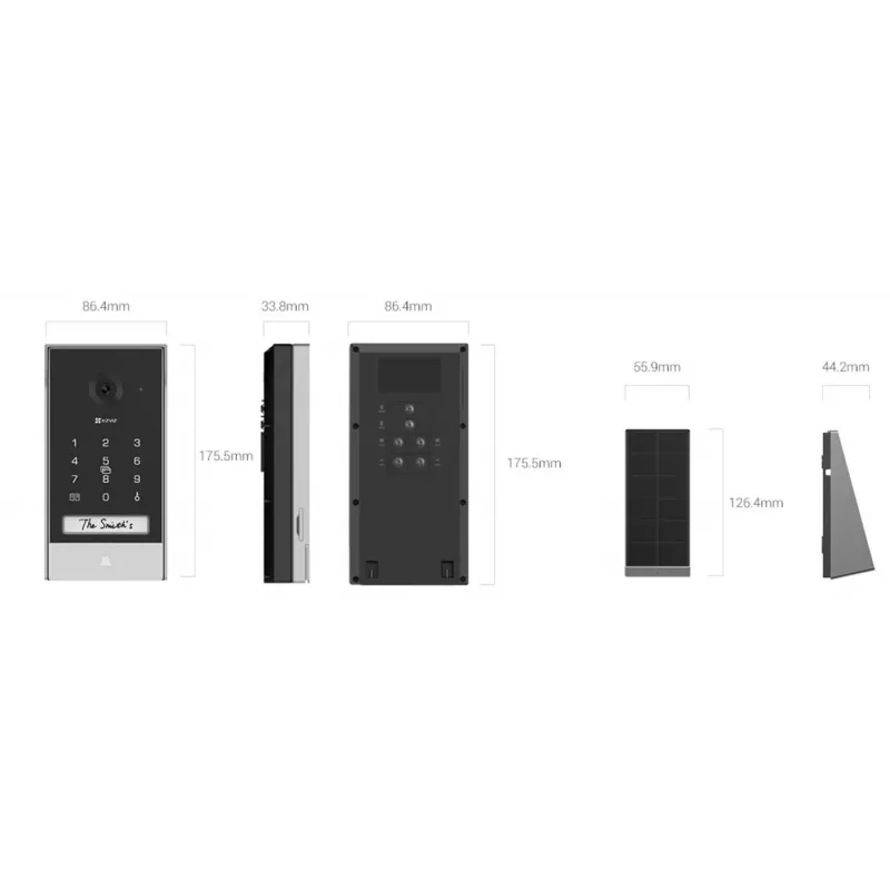 Video Intercom System EZVIZ EP7 7 inch 1024x600 2-Way Audio