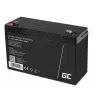 Sealed Lead Acid (VRLA) AGM battery Green Cell 6V 12Ah, 94×151×50 mm, 1.65 kg