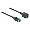 Powered USB extension cable DeLOCK 85980 12 V 1 m