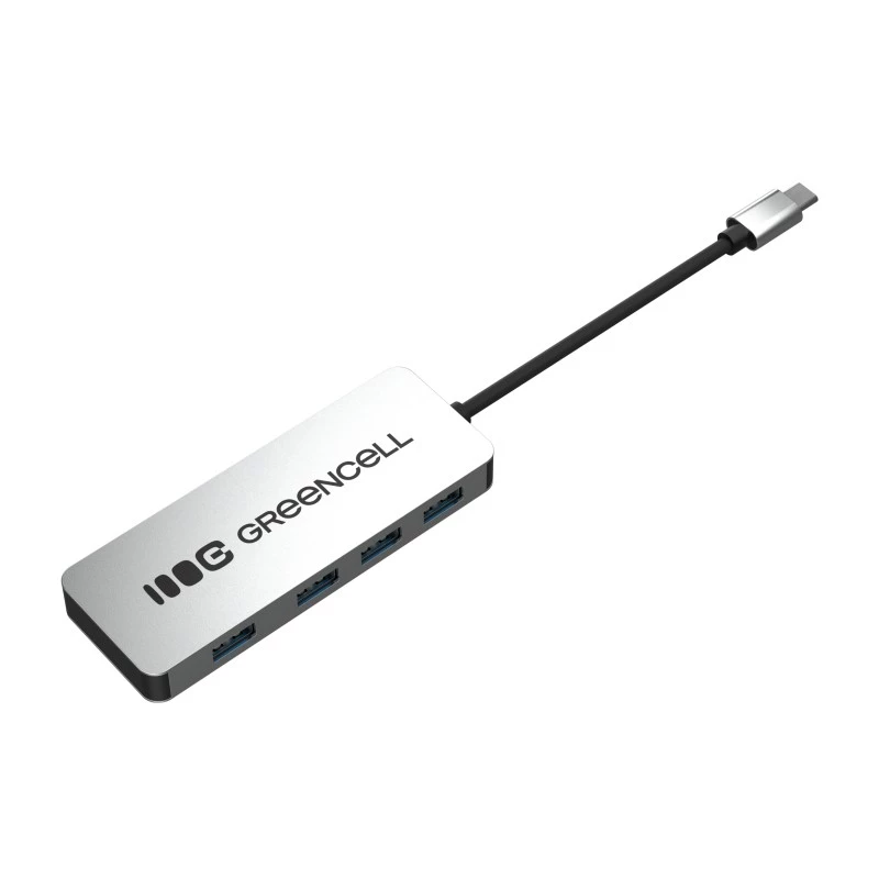 USB hub Green Cell HUB-GC-C4A — 4-port USB-C 3.0 hub
