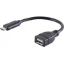 USB Cable S/CONN 13-20015 USB 2.0 0.12 m USB C USB A Black