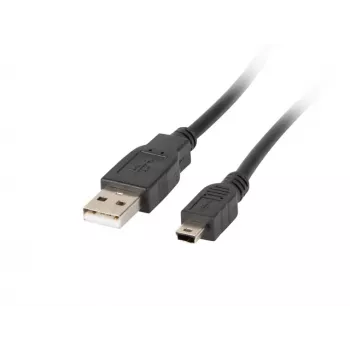 Cable USB 2.0 mini AM-BM5P 1.8M black