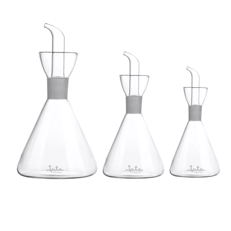 Oil Vinegar Dispenser JATA HACC4537 500 L Glass Transparent