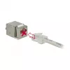 Keystone module DELOCK 86404 — RJ-45 silver, 38.5×22.3×17.3 mm