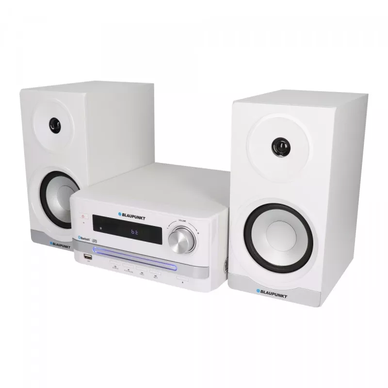 Home audio micro system BLAUPUNKT MS16BT 15 W, CD/USB/MP3, Bluetooth, FM RDS, White