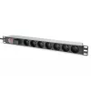 Digitus Socket strip with aluminum profile 7-way CEE 7/5 sockets 2 m cable