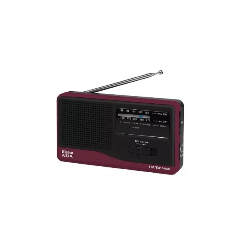 Portable radio Eltra Asia Black — model compact AM/FM receiver