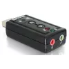 DeLOCK USB Sound Adapter 7.1 - Soundkarte - Stereo - USB (61645)