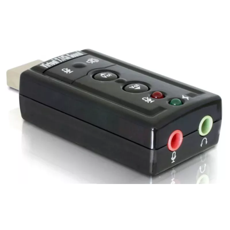 DeLOCK USB Sound Adapter 7.1 - Soundkarte - Stereo - USB (61645)