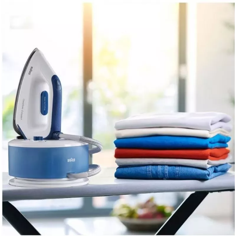 Braun CareStyle Compact IS 2143 BL 2400 W 1.5 L EloxalPlus soleplate Blue, White