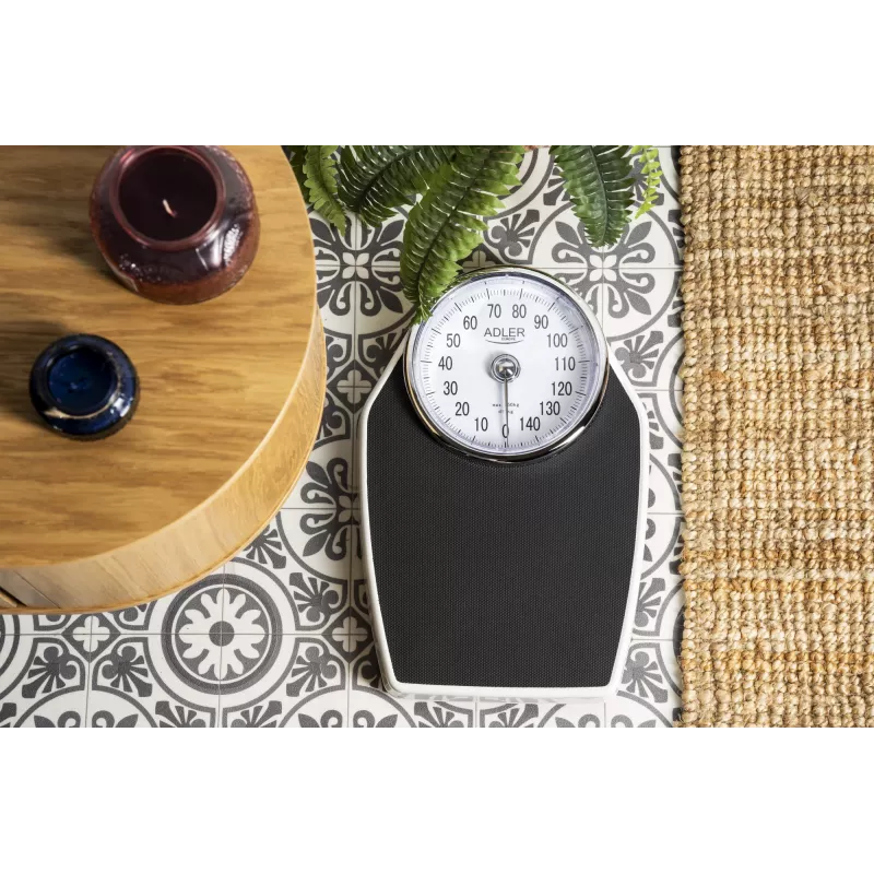 Adler | Mechanical Bathroom Scale | AD 8177 | Maximum weight (capacity) 150 kg | Accuracy 1000 g | Black