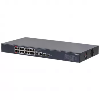 Dahua Technology SG4020LP network switch Managed L2 Gigabit Ethernet (10/100/1000) Power over Ethernet (PoE) Black
