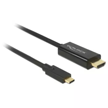 Video cable adapter DeLOCK 85260 USB Type-C HDMI 3 m Black