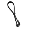 CableMod ModMesh Right Angle SATA 3 Cable 30cm - black
