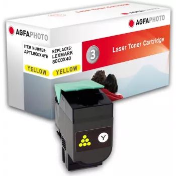 Toner cartridge AgfaPhoto APTL800X4YE Yellow — yield 4000 pages, 1 piece