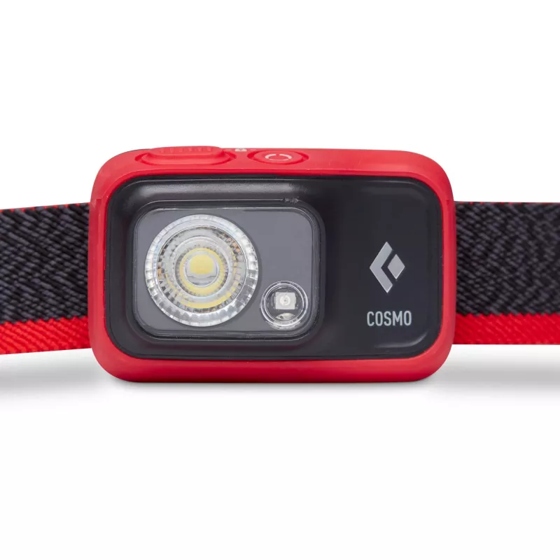 Black Diamond Cosmo 350 Black, Red Headband flashlight