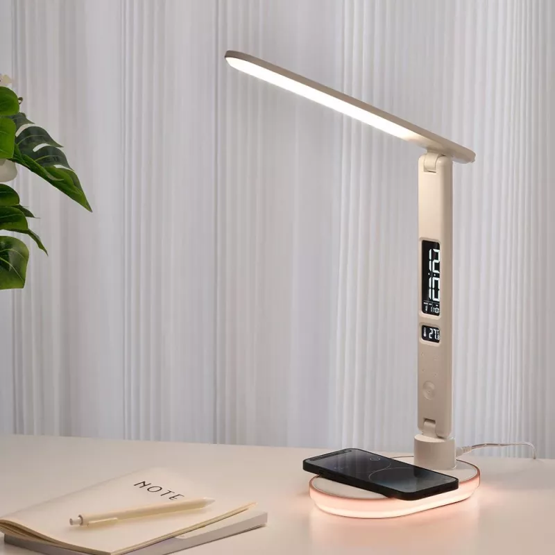 Table lamp Hawk HW-LAMP03 White RGB — adjustable LED desk lamp with RGB lighting