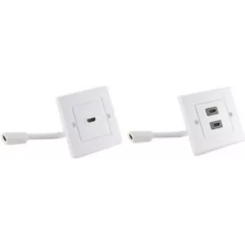 HDMI Socket Outlet ShiverPeaks BS79510-1 White