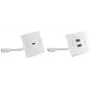 HDMI Socket Outlet ShiverPeaks BS79510-1 White