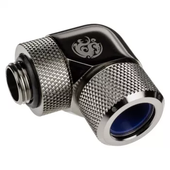 Adapter 90° BitsPower Advanced Multi-Link G1/4 inch AG to 14mm OD Hardtube — swivel