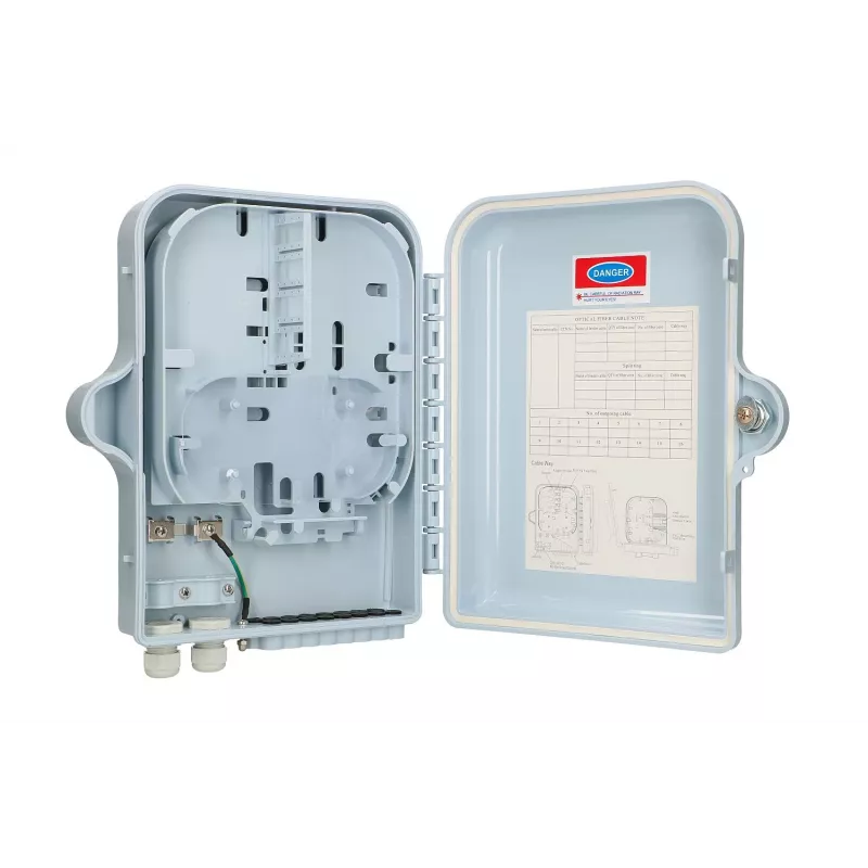 Fiber optic terminal box Extralink Emma 16 core white