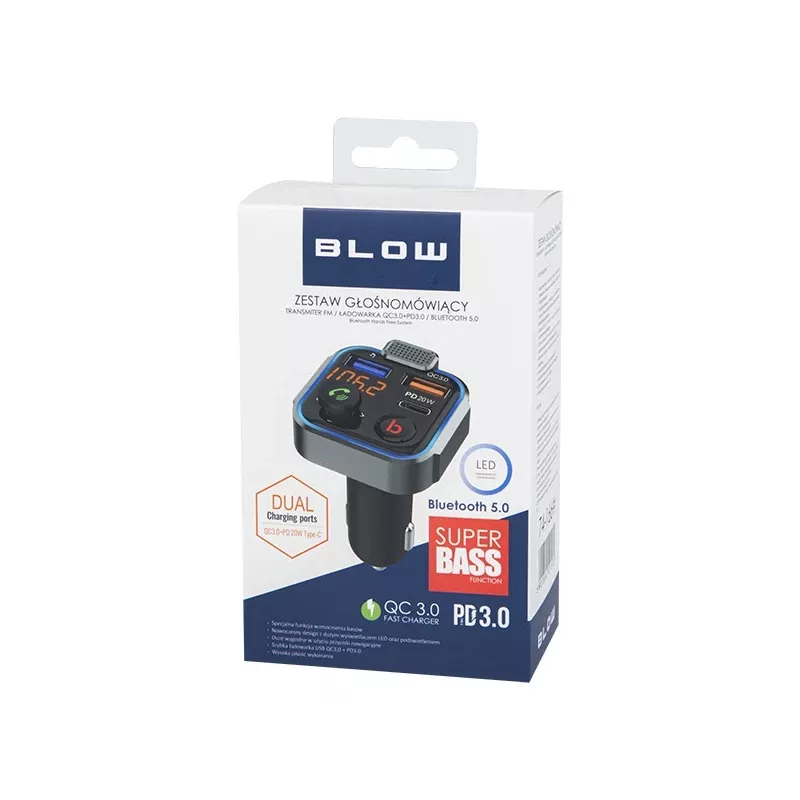 FM transmitter BLOW 74-166# Bluetooth 87.5 - 108 MHz