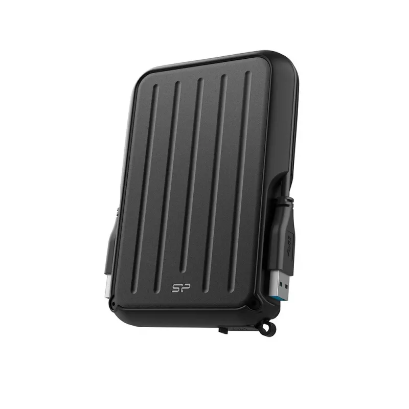 External Hard Drive Silicon Power 5TB USB 3.2 Gen 1 (Type-A) A66, Black, Shock Resistant