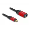 USB Adapter DeLOCK 60172 USB Type-C male to USB Type-A female 10 Gbps 15 cm red metal