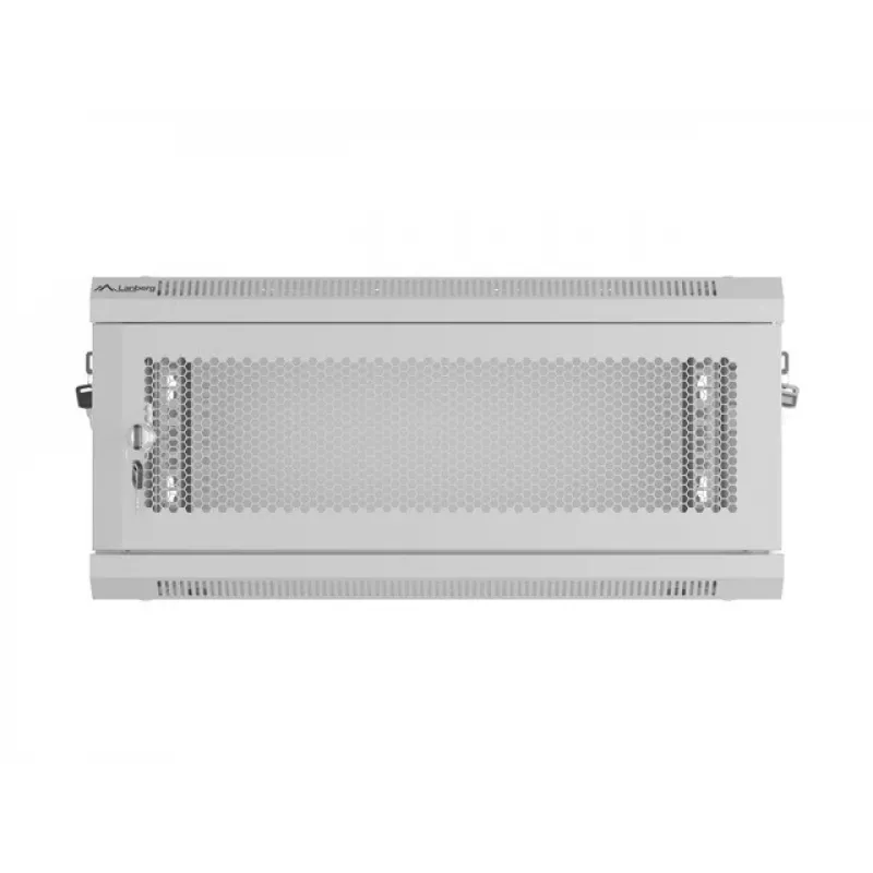 Lanberg WF01-6404-23S 19 inch 4U Wall-Mount Rack Cabinet 600x450 mm Grey Perforated Door Flat Pack