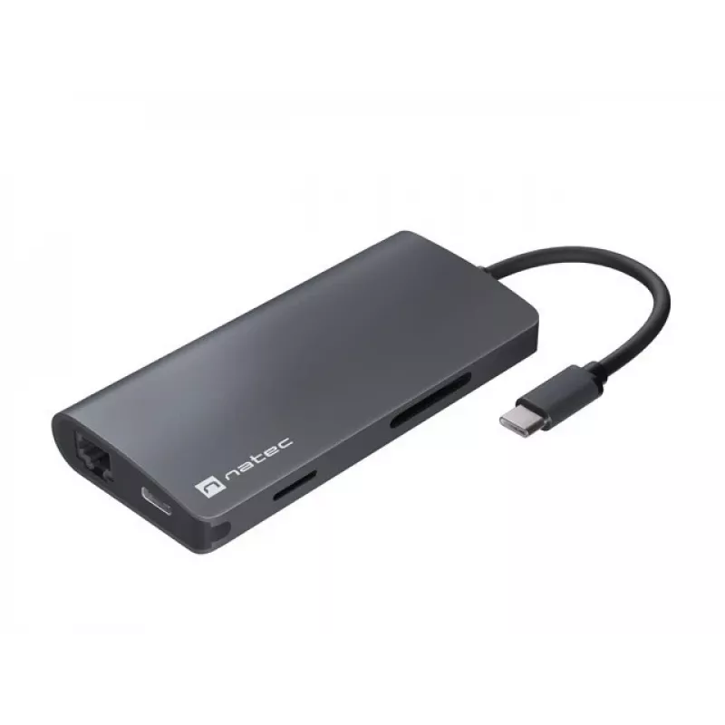 Docking Station NATEC NMP-2162 USB 3.2 Gen 1 Type-C Grey Wired