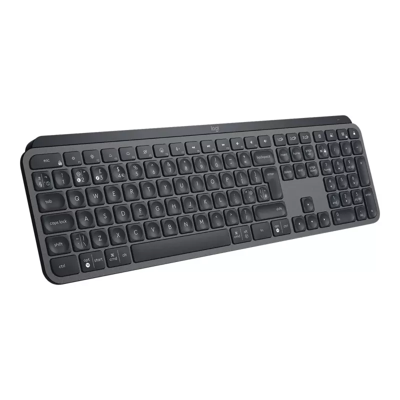 Logitech MX Keys for Business - Keyboard - backlit - Wireless - Bluetooth, 2,4 GHz - QWERTY - GB - Graphite (920-010250)