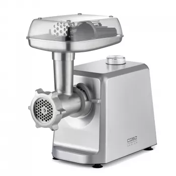 Caso | Meat Mincer | FW 2500 | Stainless Steel | 2500 W | Number of speeds 2 | Throughput (kg/min) 2.5 | 3 stainless steel cutting plates (3 mm, 5 mm and 8 mm), Sausage filler, Coo