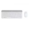 Logitech Slim Wireless Combo MK470 - Keyboard-and-Mouse-Set - Wireless - 2.4 GHz - Spanish - Off-White (920-009199)
